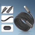 thumbnail image 3 of HONCLL Long USB Type C Extension Cable Type C Extender Cord 950mbs for Smartphone, 3 of 15
