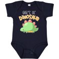 thumbnail image 3 of Inktastic Gigi's Lil' Dinosaur with Cute Stegosaurus Boys or Girls Baby Bodysuit, 3 of 5