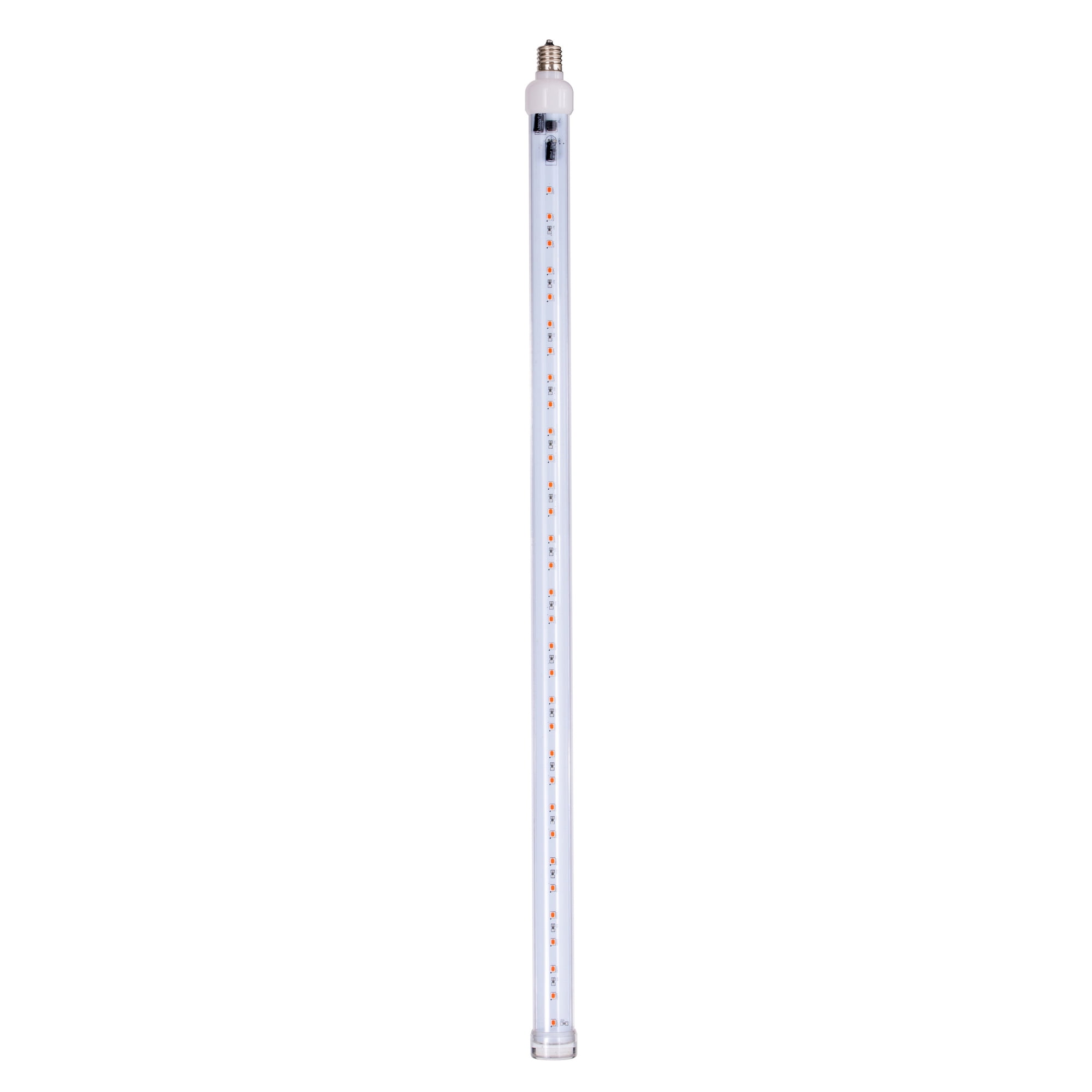 Vickerman 5 Pack of 24" Red LED SnowFall Tube Bulb,  64 SMD Doublesided Diodes, C9-E17 Nickel Base