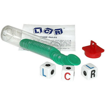 Trademark Poker Left Center Right Dice Game, Green