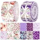 thumbnail image 1 of Rollo de tela Ganeen, rosa, morado, floral, 6,5 x 51 cm, 100 unidades, 1 of 6