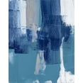 thumbnail image 2 of Loreth, Lanie 20x24 White Modern Wood Framed Museum Art Print Titled - Blue Perspectives IV, 2 of 4