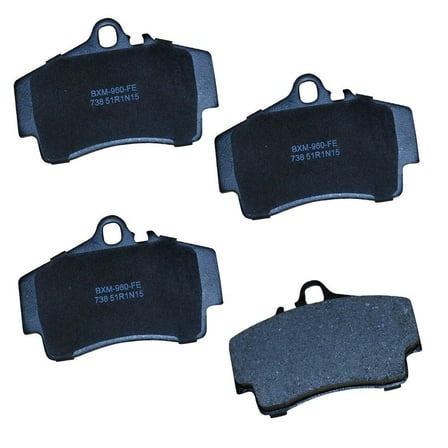 STOP SBM738 Stop Semi-Metallic Brake Pad Fits select: 1997-2008 PORSCHE BOXSTER, 1999-2001 PORSCHE 911