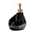 thumbnail image 3 of Dispensador de jabón a mano Bottación líquida Botella Fashion Container Dispensador de loción con cerámica de bomba para decoración de la cocina al negro, 3 of 8