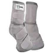 Cashel Crusader Durable Nylon Mesh Leg Guard Fly Boots Grey Mini Pony
