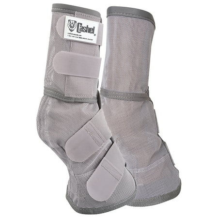 Cashel Crusader Durable Nylon Mesh Leg Guard Fly Boots Grey Mini Pony