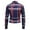 Navy blue -B, variant on Penkiiy Mens Dress Shirts Regular Fit Long Sleeve Stretch Printed Business Dress Shirts for Men White Clearance