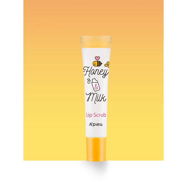 APIEU Honey & Milk Lip Scrub 8ml