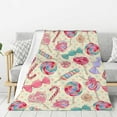 thumbnail image 3 of Lollipop Yellow Yummy Colorful Sweet Candy Throw Blanket Soft Sofa Bed Fleece Blankets For Men Women Boy Girl Gifts Blankets 40"X30", 3 of 9