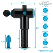Body Drummer Pro - Deep Tissue Therapeutic Massage Gun with 3 Impact Heads
