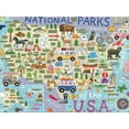 thumbnail image 4 of Ceaco 500 Piece National Parks Map Interlocking Jigsaw Puzzle, 4 of 5