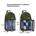 thumbnail image 5 of Mosiso Camera Sling Backpack Bag for DSLR/SLR/Mirrorless Cameras (Canon Nikon Sony Pentax) Waterproof Camera Video Backpack for Photographer, Army Green, 5 of 6