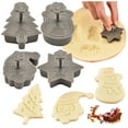 thumbnail image 1 of SIfdSeng Biscuit Mold Christmas Christmas Cookie Mold Three-Dimensional Spring Pressing Cookie Baking Mold Cookie Molds for Baking Chocolate Cookie Mold, 1 of 9