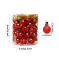 thumbnail image 3 of Christmas JoyMoreHome 40Pcs Christmas Balls Ornaments for Xmas Tree,0.59" Shatterproof Christmas Tree Decorations Hanging Balls for Christmas Tree Holiday Party Supplies, 3 of 3