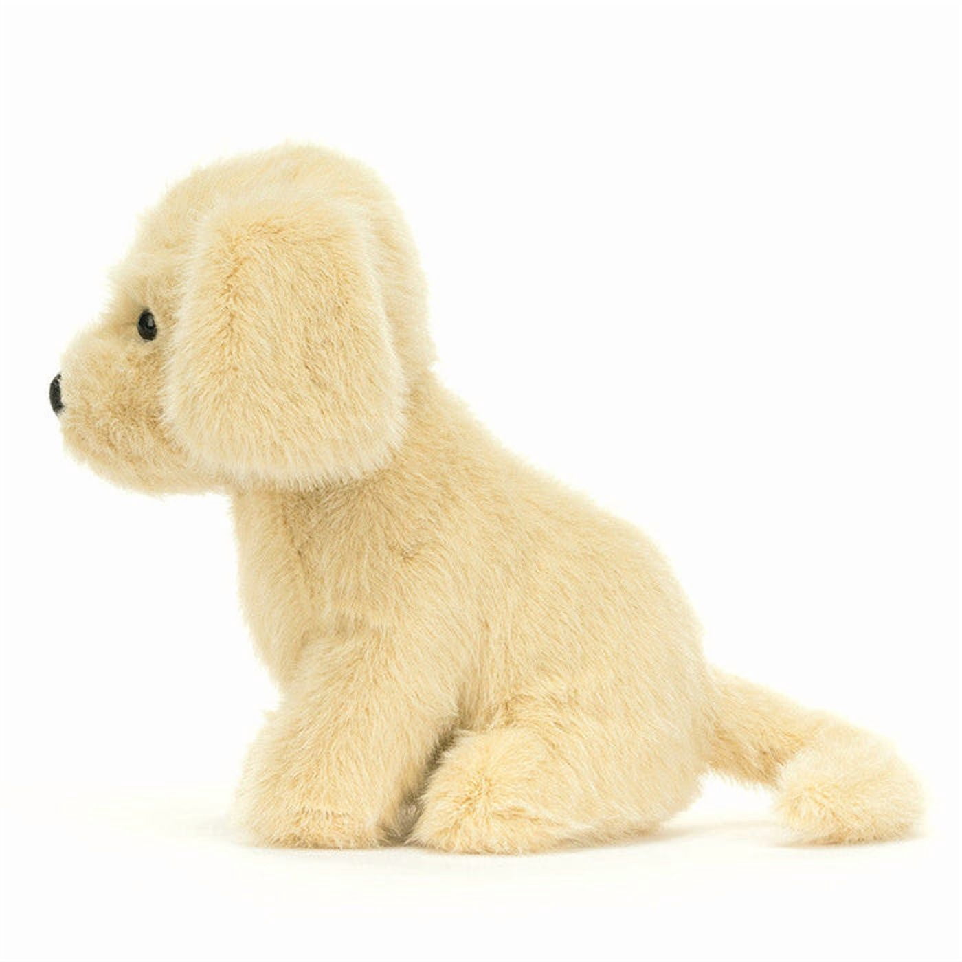 Jellycat Golden Puppy Stuffed Animal - Soft Cream Pup Plush Toy, Adorable Dog Companion for Kids & Adults