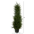thumbnail image 3 of Nearly Natural 2.5' Cypress Artificial Tree UV Resistant (Indoor/Outdoor), 3 of 5