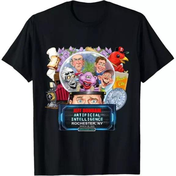 Jeff Dunham Rochester, Ny (2025) T-Shirt Unisex S-5XL Hot Trending Shirt, Vintage Birthday Gift