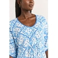thumbnail image 4 of Joyspun Women’s Sleepwear Woven 46” Caftan Nightgown, S-4X, 4 of 5