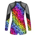 thumbnail image 3 of iiniim Kids Long Sleeve Gymnastics Leotard Ballet Dance Biketard Short Unitard Dancewear, 3 of 6