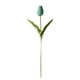 thumbnail image 1 of Bearachild Mini flor artificial, lirio único, tulipán, flor monarca, flor falsa de PU, decoración para el hogar y la Oficina, decoración para Flores artificiales azul cian Bearachild HA6563-12B, 1 of 6