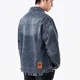 thumbnail image 4 of Chaqueta vaquera para hombre, estilo cargo, estética, jeans, abrigo para hombre, azul, hombros anchos, vintage, invierno 2024, usada a bordo, diseñador, talla grande L, 4 of 5