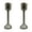 Nickel, variant on Bergamo Art 14" Decorative Handmade Aluminum Modern Candle holder Set of 2