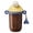 Brown, variant on Sidagar 18 fl oz Leakproof Stainless Stee Insulated Water Bottle with Straw, Wide Mouth, Matcha Cream
