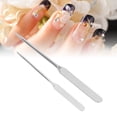thumbnail image 1 of Makeup Foundation Spatula, Stainless Steel Nail Makeup Spatula Set  For Manicure Use, 1 of 8