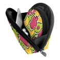 thumbnail image 4 of YFYANG 2 Piece Women's Portable Makeup Bags, Colorful Cartoon Fruit Doodle Clutch Travel Toilet Bags Cosmetic Organizer, 4 of 7