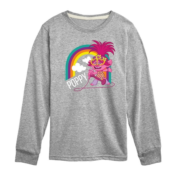 Trolls - Poppy Singing - Toddler & Youth Long Sleeve Graphic T-Shirt