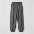 thumbnail image 3 of OGLCCG Boys Sweatpants Kids Casual Uniform Jogger Pants with Pockets Elastic Waist Track Cuffed Athletic Pant Size 5-15, 3 of 5