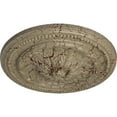 thumbnail image 3 of Ekena Millwork 16"OD x 2 1/4"P Wigan Ceiling Medallion, Hand-Painted Gobi Desert Crackle, 3 of 6