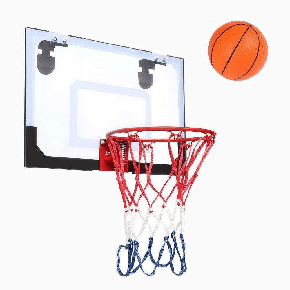 Basketball Hoop Over The Door Backboard Indoor Office Play Ball Net Sports Game 