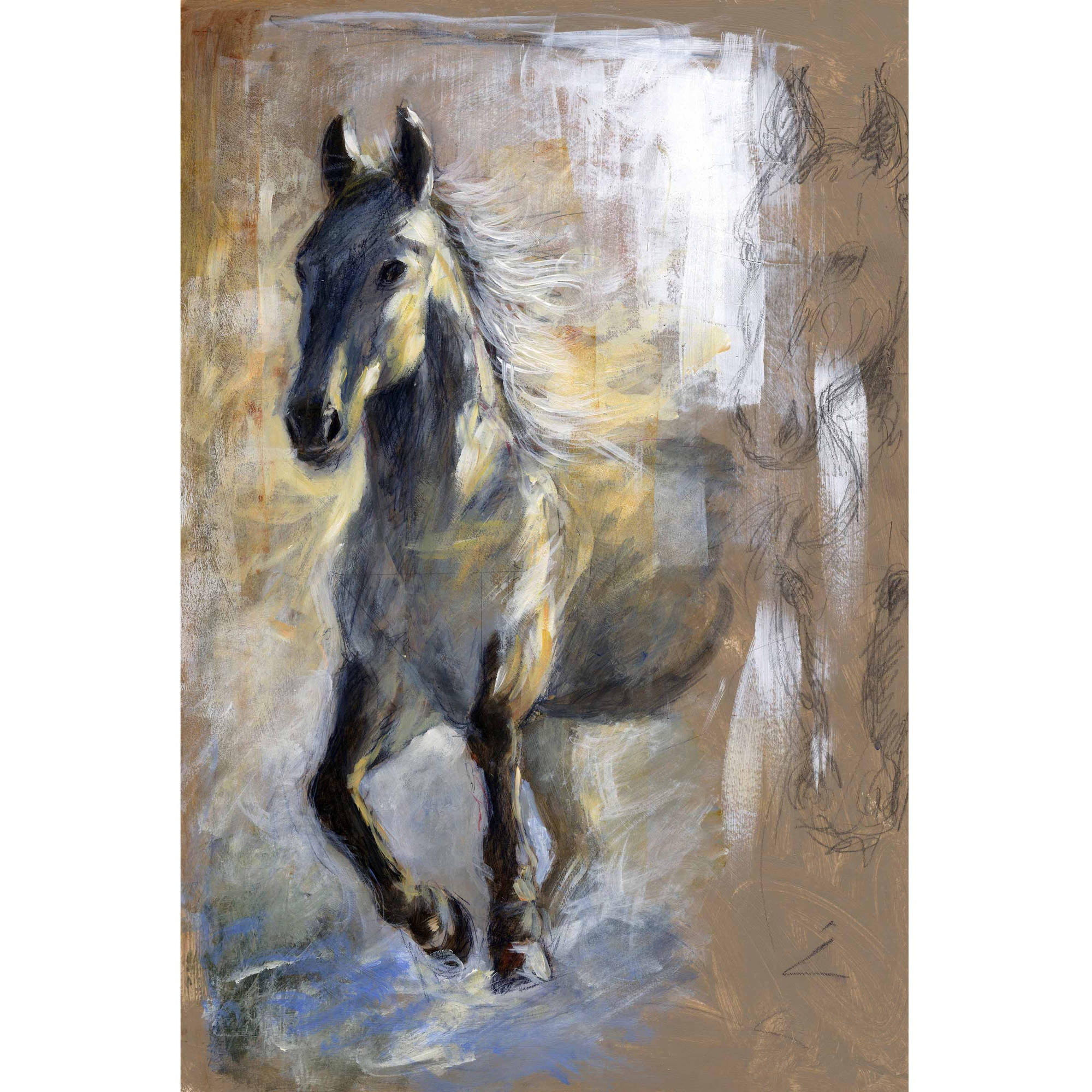 "Emerging" Painting Print on Wrapped Canvas