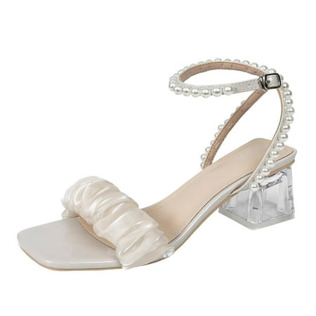 

Alueeu ladies shoes casual Fashion Women s Casual Shoes Bling Breathable Flats Slip-on Round Toe Sandals Beige 41