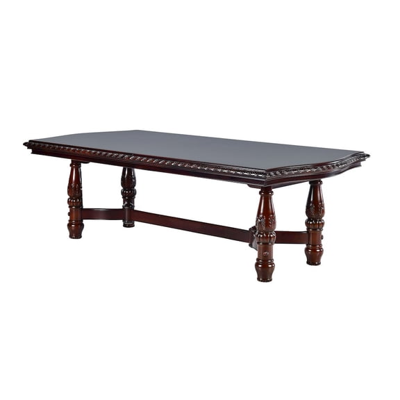 Steve Silver Antoinette 9 pc Dinng Set in Brown