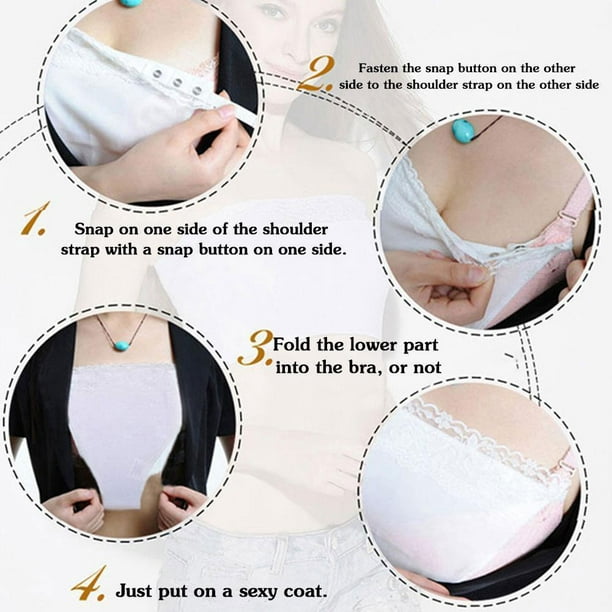 Lace Privacy Cleavage Cover Invisible Bra Anti Peep Invisible Bra Women Lace  Hide Underwear Female Up Seamless Wrap Chest Cloth