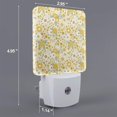 thumbnail image 2 of Xecao Cute Sunflower for Night Light - a Wall-mounted LED Fixture with A Dusk-to-dawn Sensor, Ideal for Bedrooms, Bathrooms, Hallways, and Kitchens-US, 2 of 7