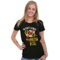 thumbnail image 3 of Maryland Yes That's Our Flag MD Pride Womens Slim Fit Graphic Tee Brisco Brands M, 3 of 5