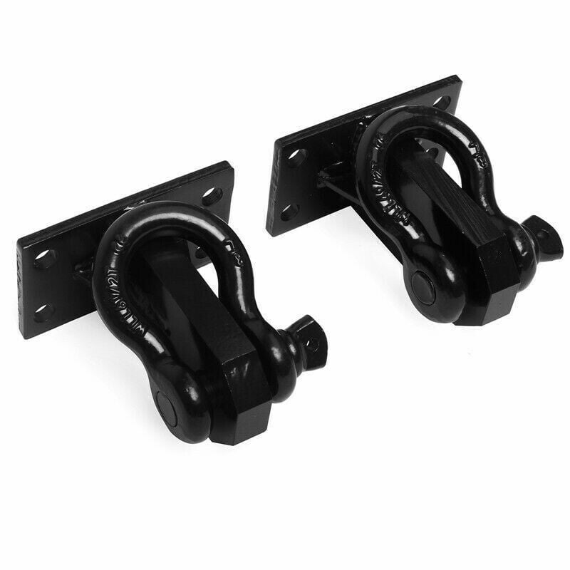 DYSO Heavy Duty Front Shackle Tow Hook Bracket – Fits Dodge Ram 2500/3500/4500 2010-2018, Steel, Black - View #2