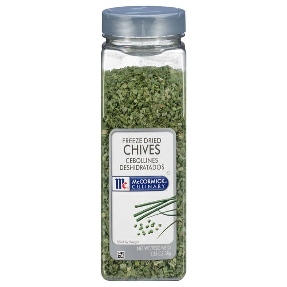 McCormick Culinary No Artificial Flavors Kosher Freeze Dried Chives, 1.35 oz Bottle