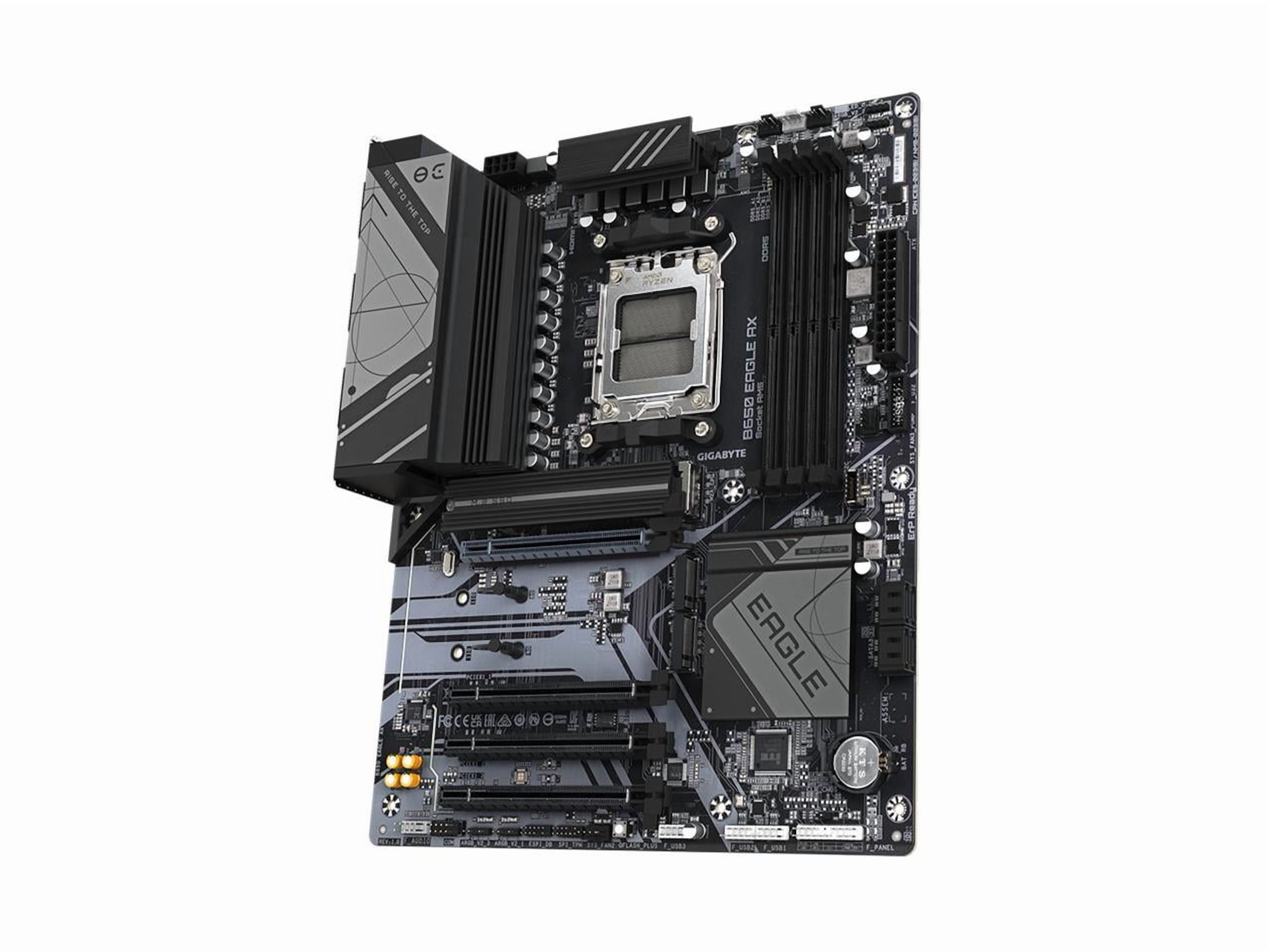 GIGABYTE B650 EAGLE AX AM5 LGA 1718 AMD B650 ATX , DDR5 Triple M.2, PCIe 5.0, USB 3.2 Gen2x2 Type-C, AMD Wi-Fi 6E, Realtek GbE LAN