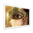 thumbnail image 2 of Designart 'Girl With Venetian Mask' Modern Framed Art Print, 2 of 4