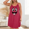 thumbnail image 6 of YUNAFFT Floral Print Spaghetti Straps Nightdress Loose Fit Sleeveless Comfortable Long Dress for Women, 6 of 6