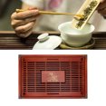thumbnail image 3 of Ufine Bamboo Tea Tray 19.7 Inch Large Tea Serving Tray, Water Storage, Drainage, Chinese Gongfu Tea Table, Gift Set for Home Office, 3 of 7
