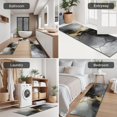 thumbnail image 5 of Gray Black Gold Marble Pattern Kitchen Rugs Sets Of 3,Kitchen Runner Rugs Non Skid Washable,Decorative Kitchen Floor Mats for Kitchen,Sink,Laundry,17"x30"+ 17"x47" + 17"x59", 5 of 6