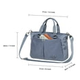 thumbnail image 2 of Bolso de mano para mujer: versátil bolso de hombro y bandolera para cualquier ocasión(2519-GRIS CLARO), 2 of 4