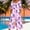 D_ Purple, variant on PWPSG Womens Cherry Blossom Print Jumpsuit V Neck Half Sleeve Wide Leg Cropped Romper with Side Buttons Pink S