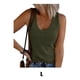 thumbnail image 3 of Sonducket Camisetas sin mangas transpirables para mujer Stay Cool All Summer Long Womens Vest Top Tank Top Mujer Black Vest Top ArmyGreen L 1 Type3 NO3, 3 of 5