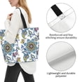 thumbnail image 3 of Disketp Flowers and Butterflies Bolsa Tote Estampada para Mujer, Bolso de Hombro y de Mano para Compras y Viajes, 3 of 8